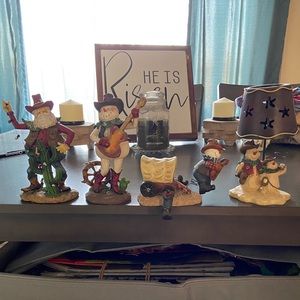 Western Christmas 4 Piece Set